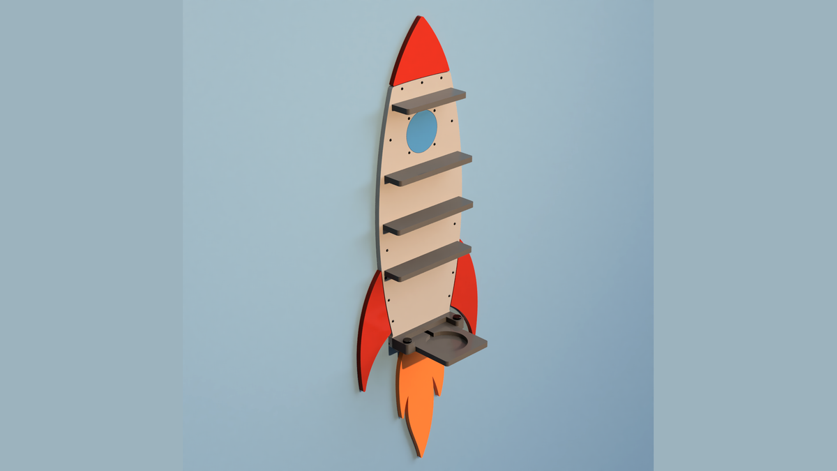 Tonie Rocket Shelf