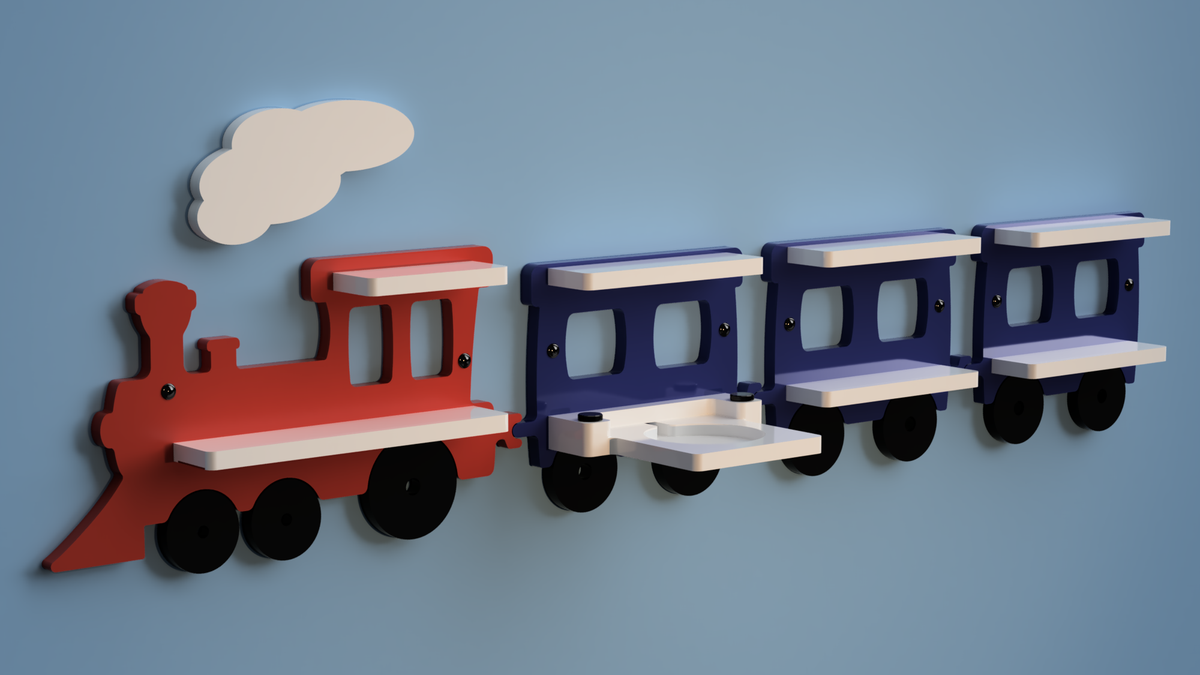 Tonie Train Shelf